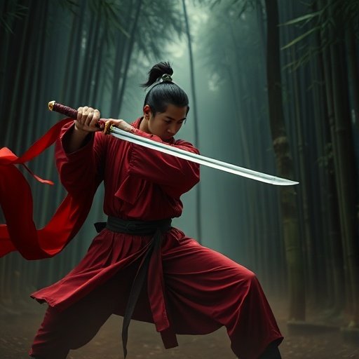 琪琪布影院武侠电影《龙吟江湖》动作剧照